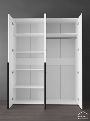Шкаф Linnea MHR-4-1 2050х1600х510 (Белый-М 11.1.2) в Губахе - gubaha.ok-mebel.com | фото 4