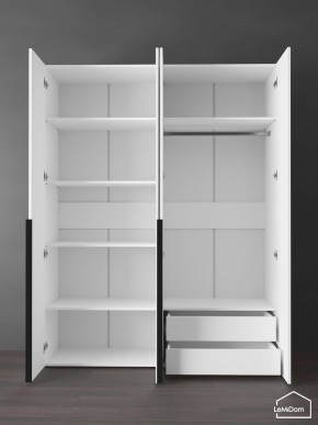 Шкаф Linnea MHR-4-2 2050х1600х510 (Белый-М 11.1.2) в Губахе - gubaha.ok-mebel.com | фото 5