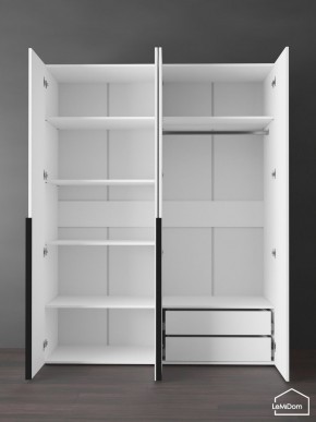 Шкаф Linnea MHR-4-2 2050х1600х510 (Белый-М 11.1.2) в Губахе - gubaha.ok-mebel.com | фото 6