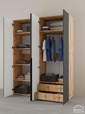 Шкаф Linnea MHR-4-2 2050х1600х510 (ДВ-М 11.1.25) в Губахе - gubaha.ok-mebel.com | фото 5