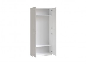 Шкаф МАКС двухстворчатый, цвет белый в Губахе - gubaha.ok-mebel.com | фото 2