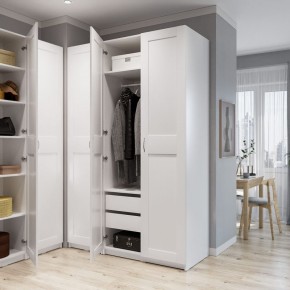 Шкаф МАКС однодверный, цвет белый в Губахе - gubaha.ok-mebel.com | фото 4