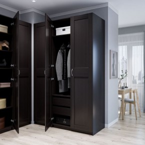 Шкаф МАКС однодверный, цвет Дуб Венге в Губахе - gubaha.ok-mebel.com | фото 4