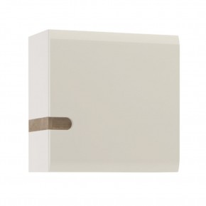 Шкаф навесной 1D/TYP 65, LINATE ,цвет белый/сонома трюфель в Губахе - gubaha.ok-mebel.com | фото 2
