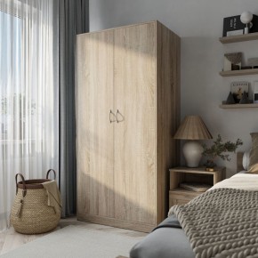 Шкаф ОРИОН двухдверный, цвет Дуб Сонома в Губахе - gubaha.ok-mebel.com | фото 4