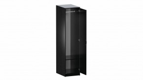 Шкаф ОРИОН однодверный, цвет Дуб Венге в Губахе - gubaha.ok-mebel.com | фото 3