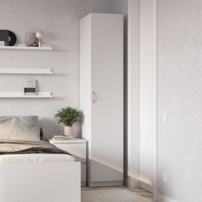 Шкаф ПЕГАС однодверный, цвет белый в Губахе - gubaha.ok-mebel.com | фото 4