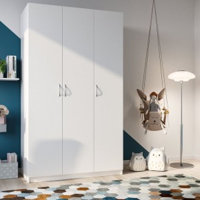 Шкаф ПЕГАС трехдверный, цвет белый в Губахе - gubaha.ok-mebel.com | фото 2