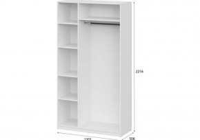 Шкаф платяной Даиго в Губахе - gubaha.ok-mebel.com | фото 3