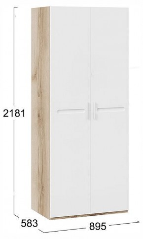 Шкаф платяной Фьюжн ТД-260.07.02 в Губахе - gubaha.ok-mebel.com | фото 4