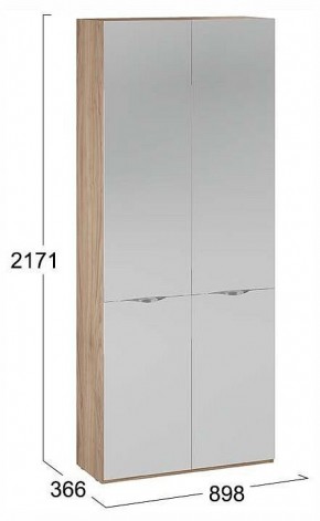 Шкаф платяной Глосс СМ-319.07.014 в Губахе - gubaha.ok-mebel.com | фото 4