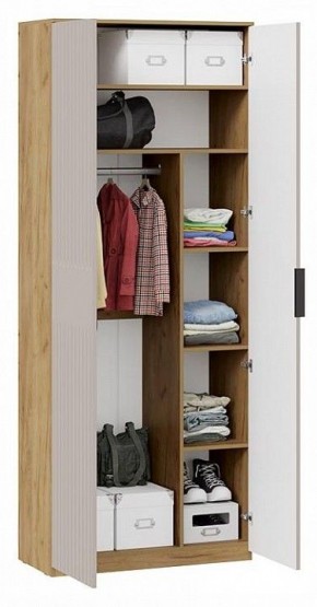 Шкаф платяной Хилтон Исп. 2 в Губахе - gubaha.ok-mebel.com | фото 3
