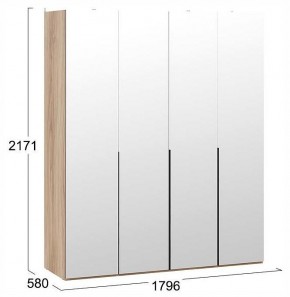 Шкаф платяной Порто СМ-393.07.109 в Губахе - gubaha.ok-mebel.com | фото