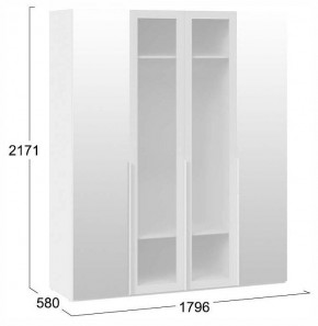 Шкаф платяной Порто СМ-393.07.115 в Губахе - gubaha.ok-mebel.com | фото 4