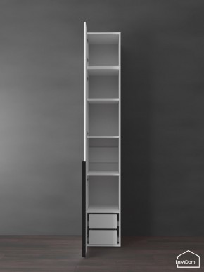 Шкаф с антресолью Linnea MHR-1A-4 2450х400х510 (Белый-М 11.1.2) в Губахе - gubaha.ok-mebel.com | фото 6