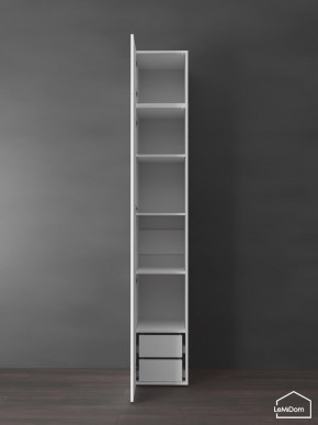 Шкаф с антресолью Linnea MHR-1POA-4 2450х400х510 (Белый-М 11.1.2) в Губахе - gubaha.ok-mebel.com | фото 6