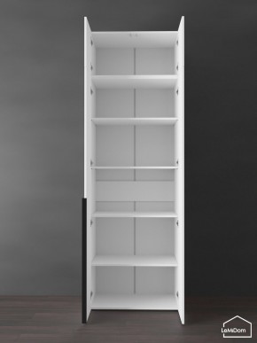 Шкаф с антресолью Linnea MHR-2A-2 2450х800х510 (Белый-М 11.1.2) в Губахе - gubaha.ok-mebel.com | фото 4