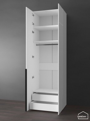 Шкаф с антресолью Linnea MHR-2A-3 2450х800х510 (Белый-М 11.1.1) в Губахе - gubaha.ok-mebel.com | фото 5