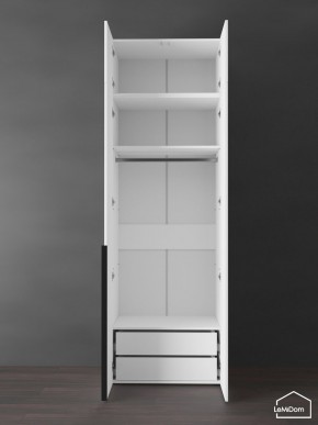 Шкаф с антресолью Linnea MHR-2A-3 2450х800х510 (Белый-М 11.1.1) в Губахе - gubaha.ok-mebel.com | фото 6
