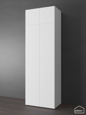 Шкаф с антресолью Linnea MHR-2POA-1 2450х800х510 (Белый-М 11.1.2) в Губахе - gubaha.ok-mebel.com | фото