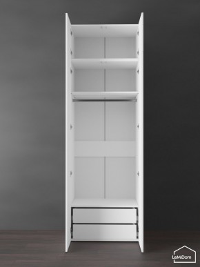 Шкаф с антресолью Linnea MHR-2POA-3 2450х800х510 (Белый-М 11.1.1) в Губахе - gubaha.ok-mebel.com | фото 5