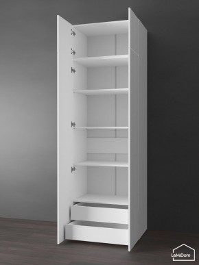 Шкаф с антресолью Linnea MHR-2POA-4 2450х800х510 (Белый-М 11.1.1) в Губахе - gubaha.ok-mebel.com | фото 5