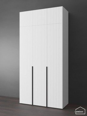 Шкаф с антресолью Linnea MHR-3A-2 2450х1200х510 (Белый-М 11.1.2) в Губахе - gubaha.ok-mebel.com | фото