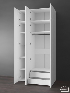 Шкаф с антресолью Linnea MHR-3POA-2 2450х1200х510 (Белый-М 11.1.2) в Губахе - gubaha.ok-mebel.com | фото 5