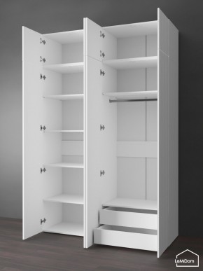 Шкаф с антресолью Linnea MHR-4POA-2 2450х1600х510 (Белый-М 11.1.1) в Губахе - gubaha.ok-mebel.com | фото 6