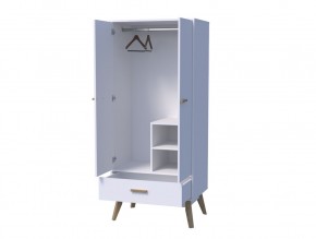 Шкаф средний "Сканди" (Сн.Ш-2) в Губахе - gubaha.ok-mebel.com | фото 2
