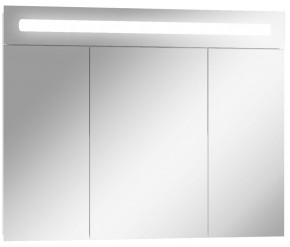 Шкаф-зеркало Аврора 90 с подсветкой LED Домино (DV8011HZ) в Губахе - gubaha.ok-mebel.com | фото