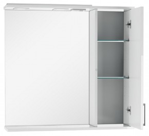 Шкаф-зеркало Charlie 80 правый Домино (DCh2520HZ) в Губахе - gubaha.ok-mebel.com | фото 2