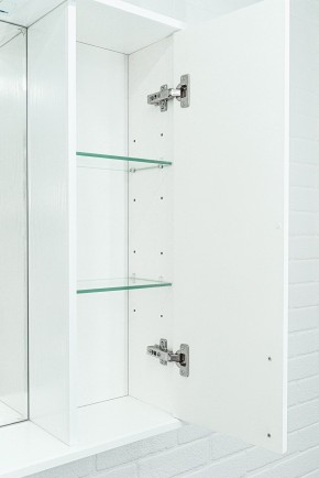 Шкаф-зеркало Charlie 80 правый Домино (DCh2520HZ) в Губахе - gubaha.ok-mebel.com | фото 7