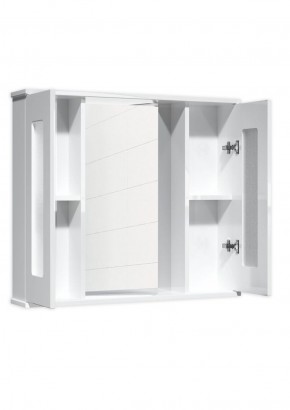 Шкаф-зеркало Кристалл 80 АЙСБЕРГ (DA1804HZ) в Губахе - gubaha.ok-mebel.com | фото 2
