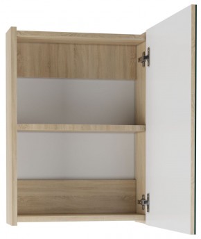 Шкаф-зеркало Мечта 50 Дуб сонома АЙСБЕРГ (DM2318HZ) в Губахе - gubaha.ok-mebel.com | фото 2