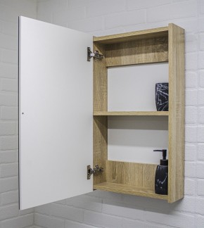 Шкаф-зеркало Мечта 50 Дуб сонома АЙСБЕРГ (DM2318HZ) в Губахе - gubaha.ok-mebel.com | фото 4