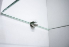 Шкаф-зеркало Мега 75 АЙСБЕРГ (DM4604HZ) в Губахе - gubaha.ok-mebel.com | фото 8