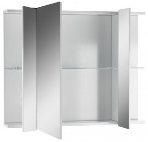 Шкаф-зеркало Мега 85 АЙСБЕРГ (DM4605HZ) в Губахе - gubaha.ok-mebel.com | фото 2