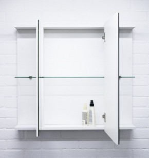 Шкаф-зеркало Мега 85 АЙСБЕРГ (DM4605HZ) в Губахе - gubaha.ok-mebel.com | фото 7