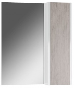 Шкаф-зеркало Uno 60 Дуб серый левый/правый Домино (DU1503HZ) в Губахе - gubaha.ok-mebel.com | фото 1