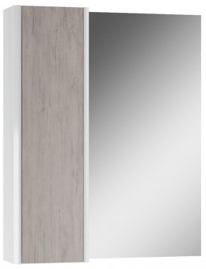 Шкаф-зеркало Uno 60 Дуб серый левый/правый Домино (DU1503HZ) в Губахе - gubaha.ok-mebel.com | фото 2