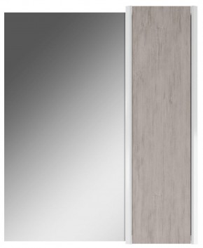 Шкаф-зеркало Uno 60 Дуб серый левый/правый Домино (DU1503HZ) в Губахе - gubaha.ok-mebel.com | фото 5