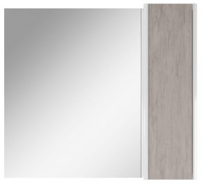 Шкаф-зеркало Uno 80 Дуб серый левый/правый Домино (DU1504HZ) в Губахе - gubaha.ok-mebel.com | фото 5