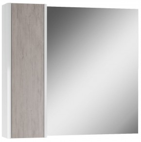 Шкаф-зеркало Uno 80 Дуб серый левый/правый Домино (DU1504HZ) в Губахе - gubaha.ok-mebel.com | фото 6