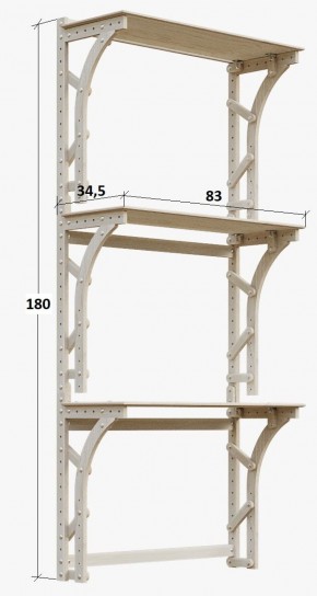 Система  хранения  Конструктор Арт. СХ3-1 в Губахе - gubaha.ok-mebel.com | фото 2