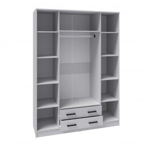 Спальня Асти Шкаф 4-х ств (Белый) в Губахе - gubaha.ok-mebel.com | фото 2