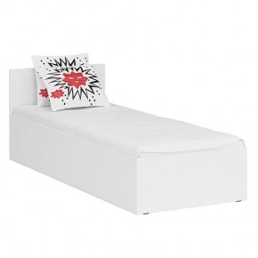 Стандарт Кровать 0800, цвет белый, ШхГхВ 83,5х203,5х70 см., сп.м. 800х2000 мм., без матраса, основание есть в Губахе - gubaha.ok-mebel.com | фото