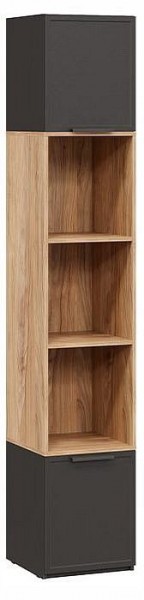 Стеллаж комбинированный Стелла в Губахе - gubaha.ok-mebel.com | фото 3