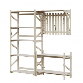 Стеллаж Конструктор Арт.С1600-1 в Губахе - gubaha.ok-mebel.com | фото 3