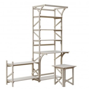 Стеллаж+стол Конструктор Арт.СRСт1-1 в Губахе - gubaha.ok-mebel.com | фото 3